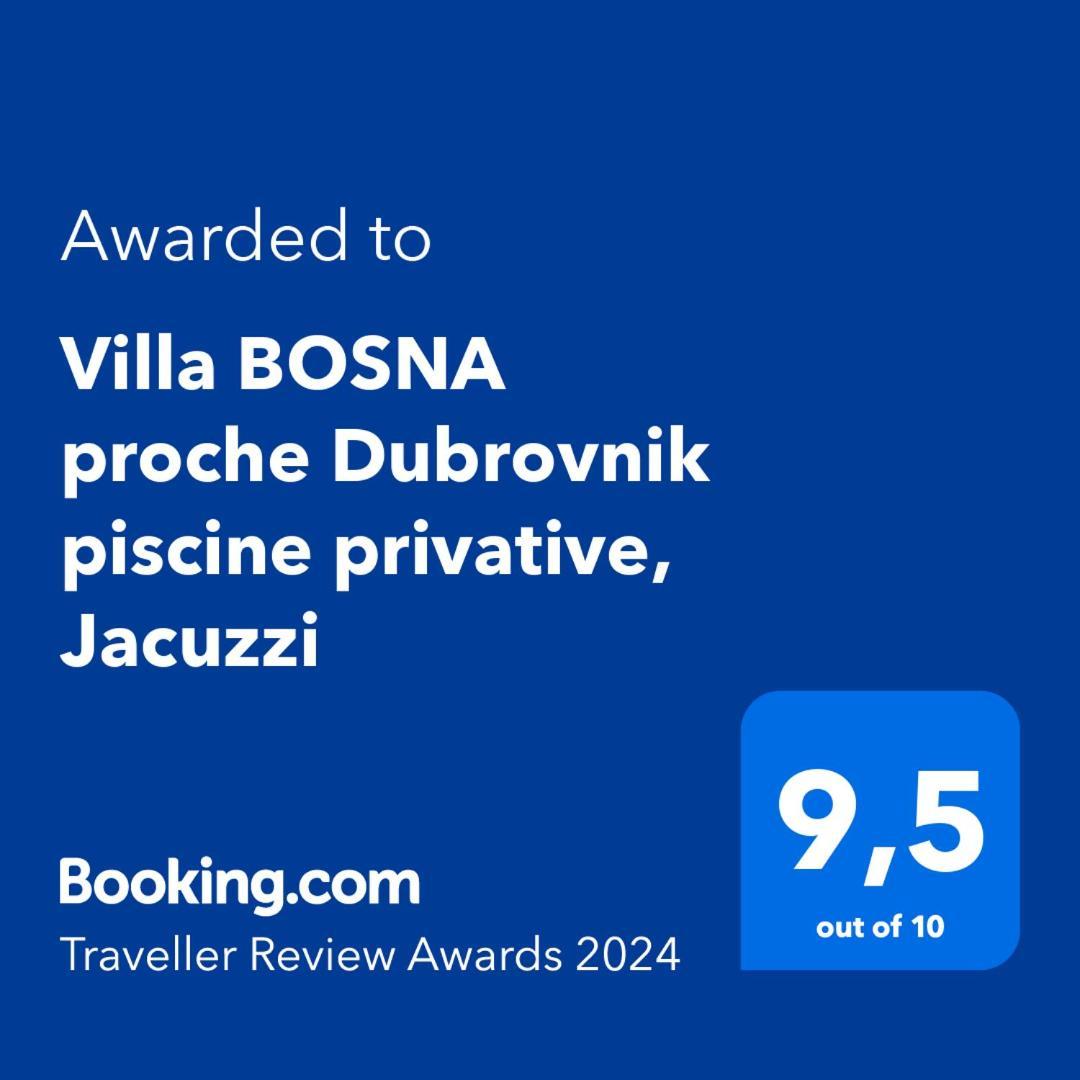 Villa Bosna Near Dubrovnik Very Beautiful Villa Entirely Privatized Swimming Pool, Jacuzzi, Sauna, Billiard, Ping-Pong Ivanica Dış mekan fotoğraf